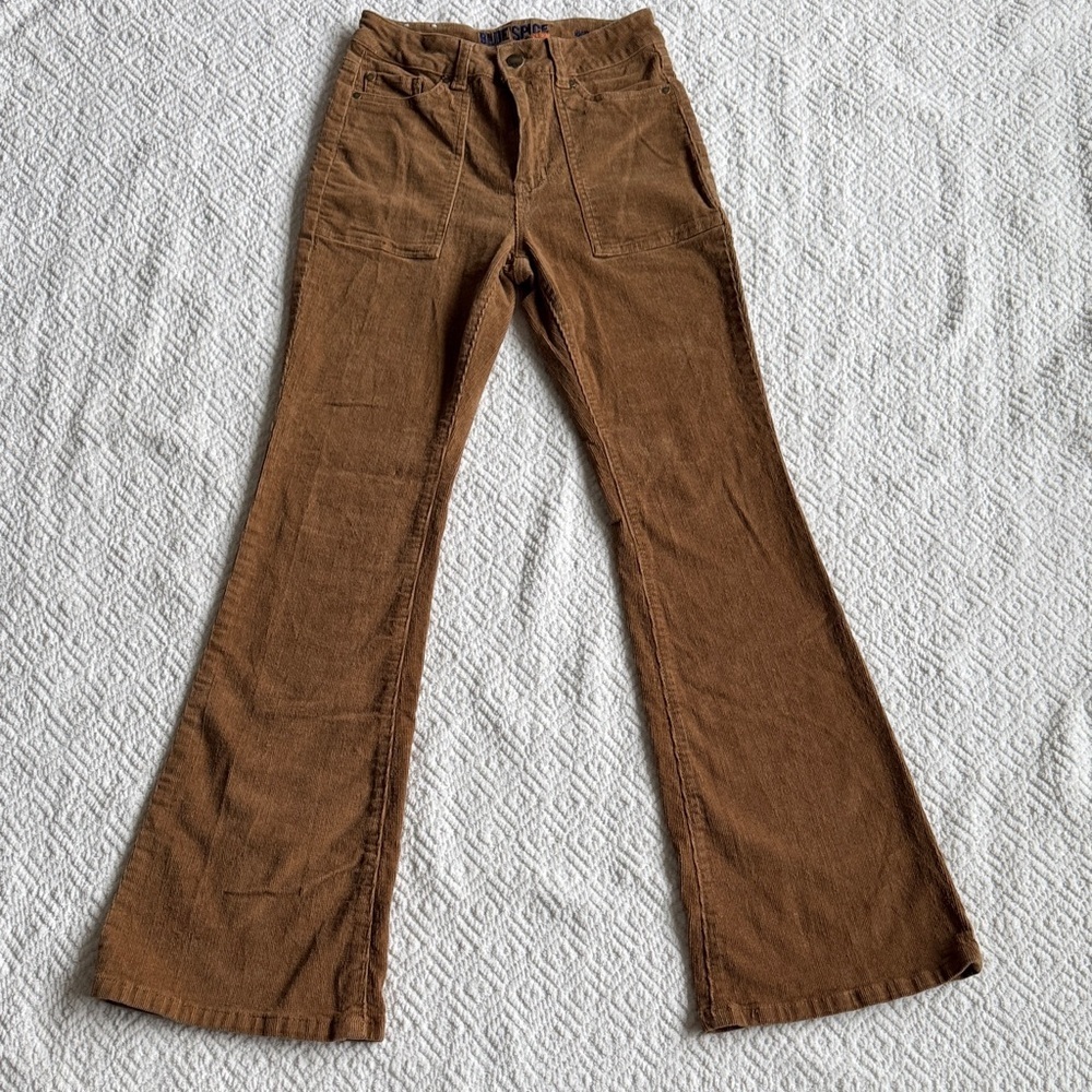 Blue Spice Tan Corduroy Junior Pants Sz 1